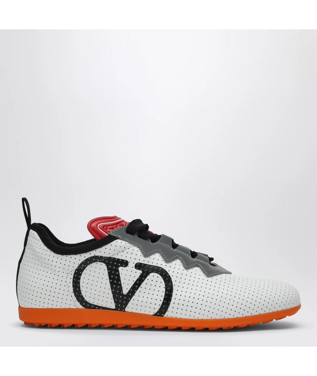 VALENTINO Белые кожаные кроссовки, фото 3