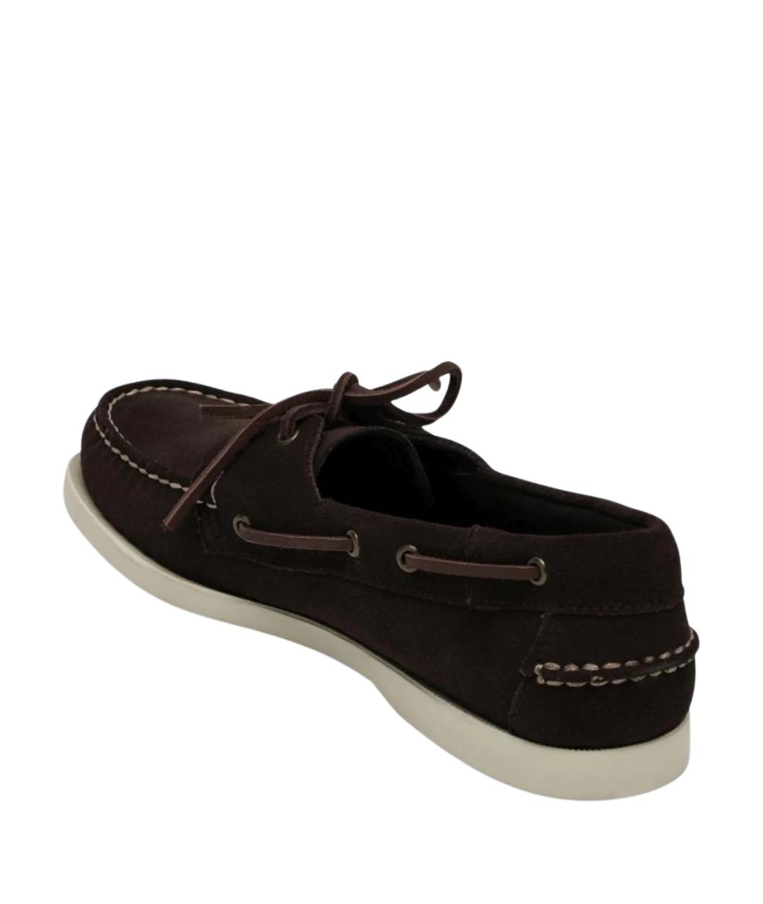 SEBAGO Коричневые замшевые мокасины, фото 2