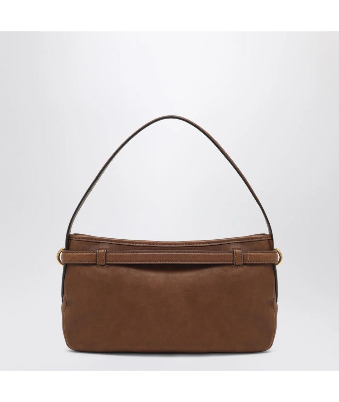 MIU MIU Коричневая кожаная сумка через плечо, фото 2