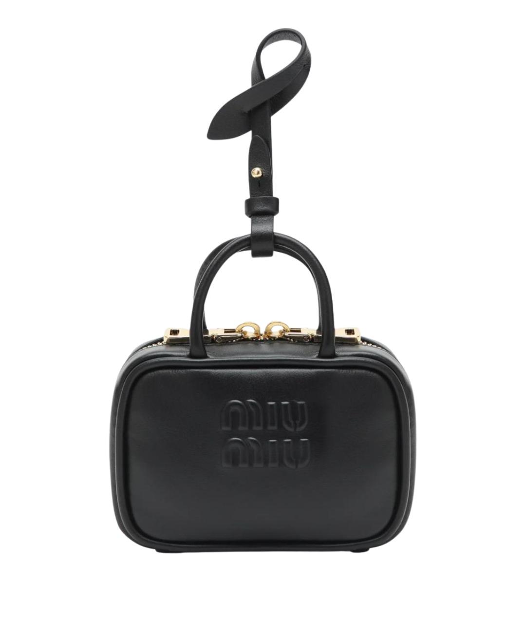 MIU MIU Черный брелок, фото 1