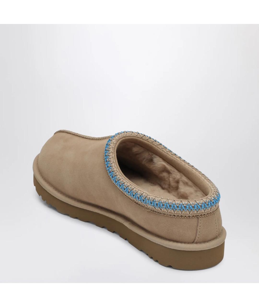 UGG AUSTRALIA Бежевые замшевые низкие ботинки, фото 2