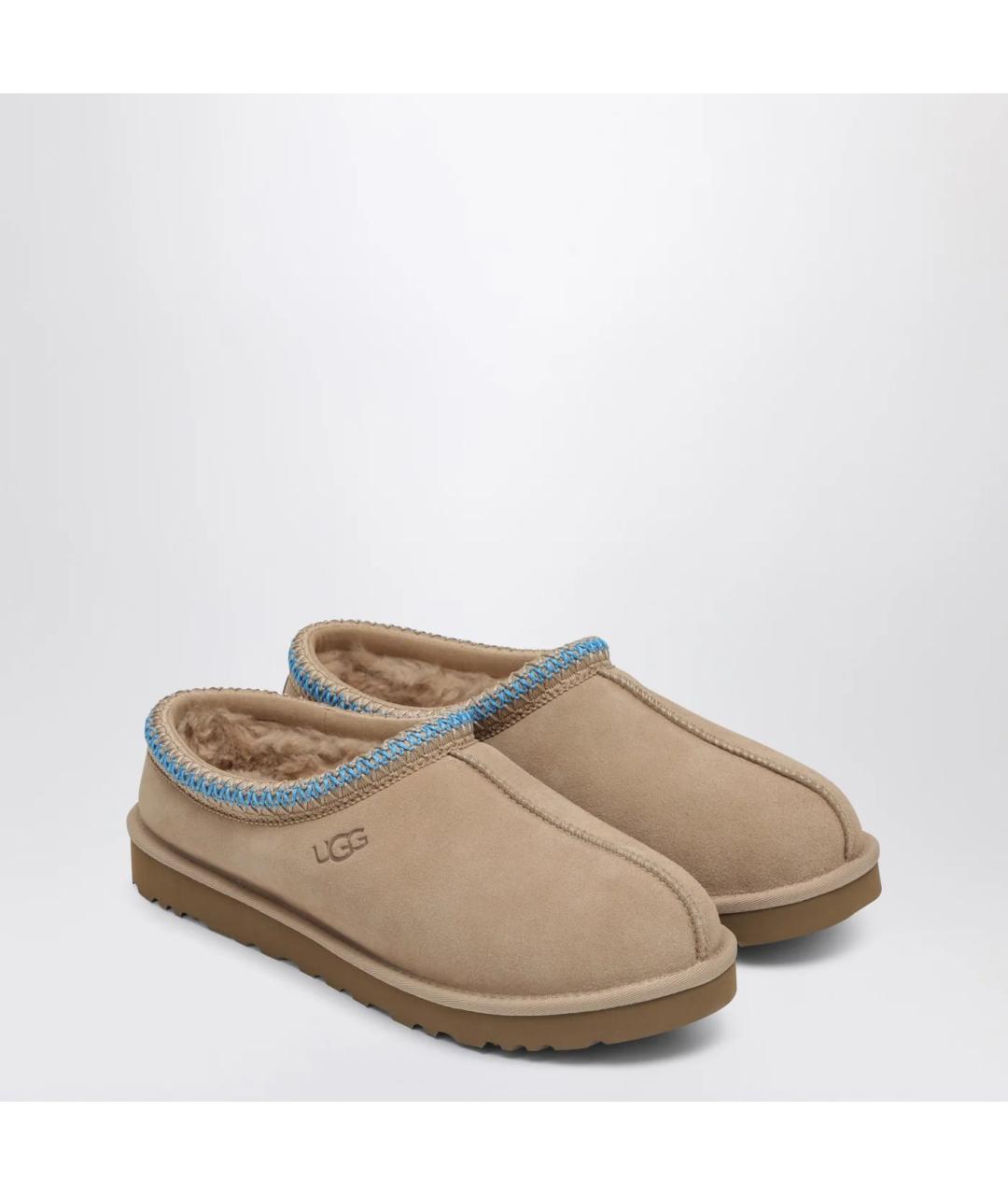 UGG AUSTRALIA Бежевые замшевые низкие ботинки, фото 3