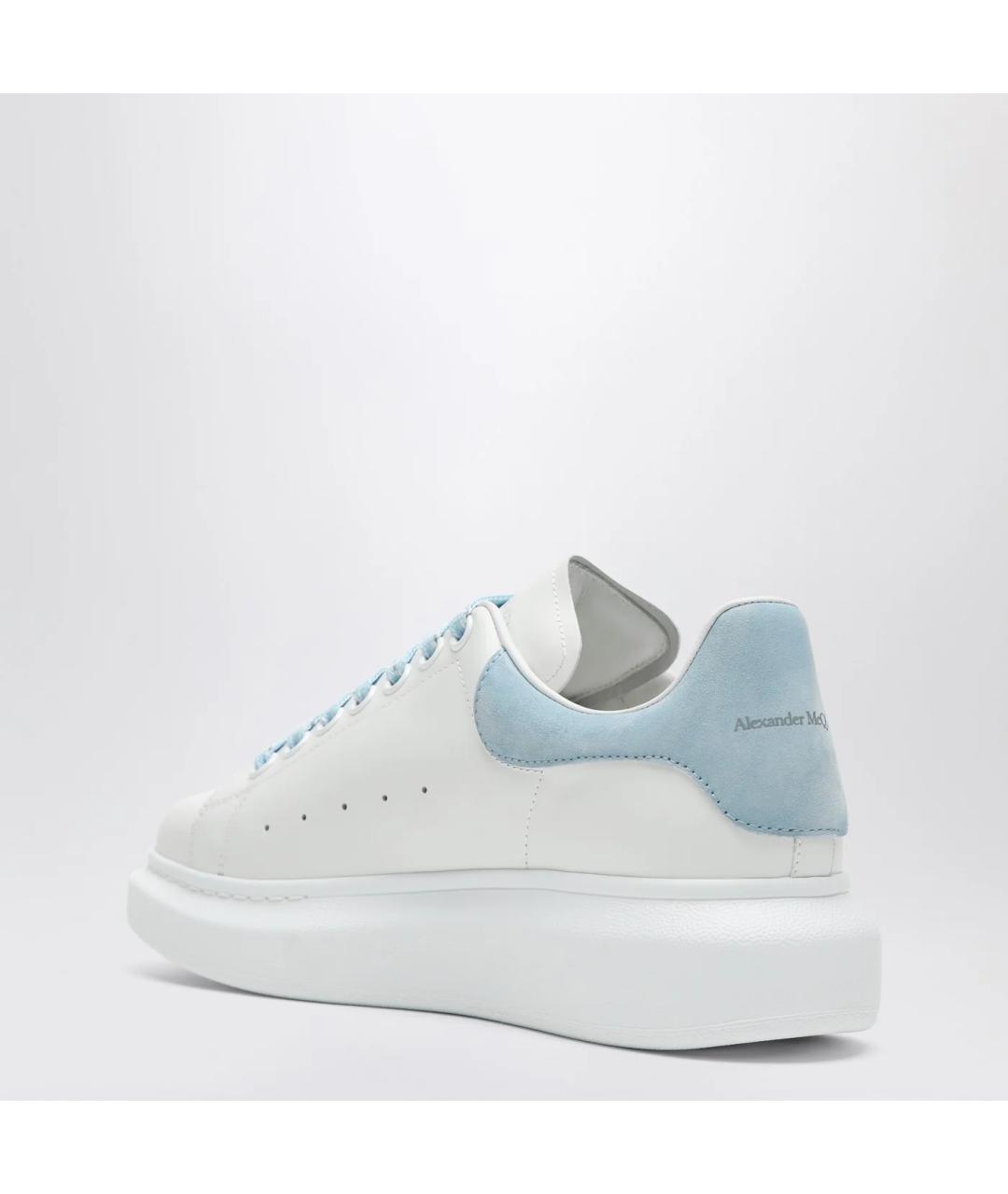 ALEXANDER MCQUEEN Белые кожаные кроссовки, фото 2