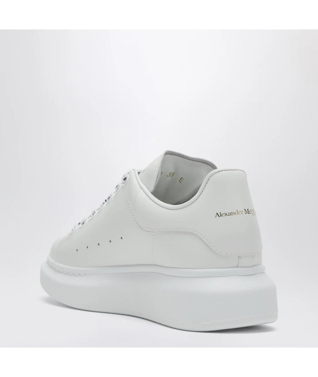ALEXANDER MCQUEEN Белые кожаные кроссовки, фото 2