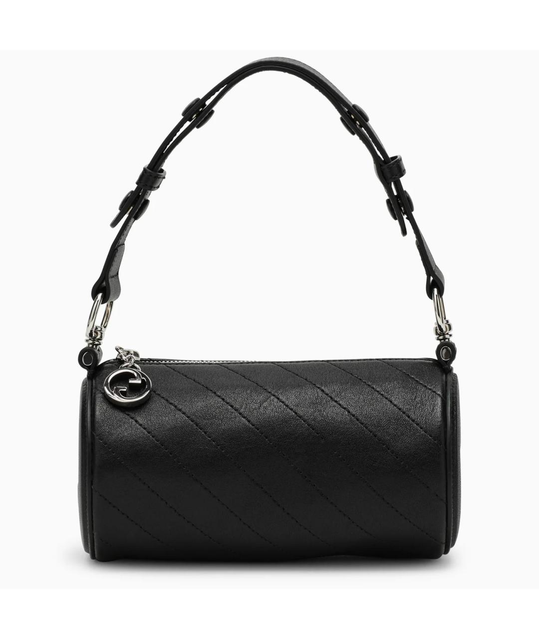 GUCCI Черная кожаная сумка с короткими ручками, фото 3