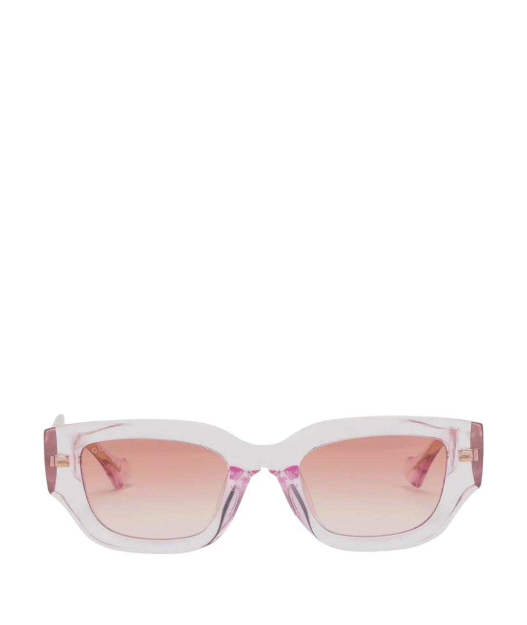 GUCCI Розовые пластиковые солнцезащитные очки, фото 1