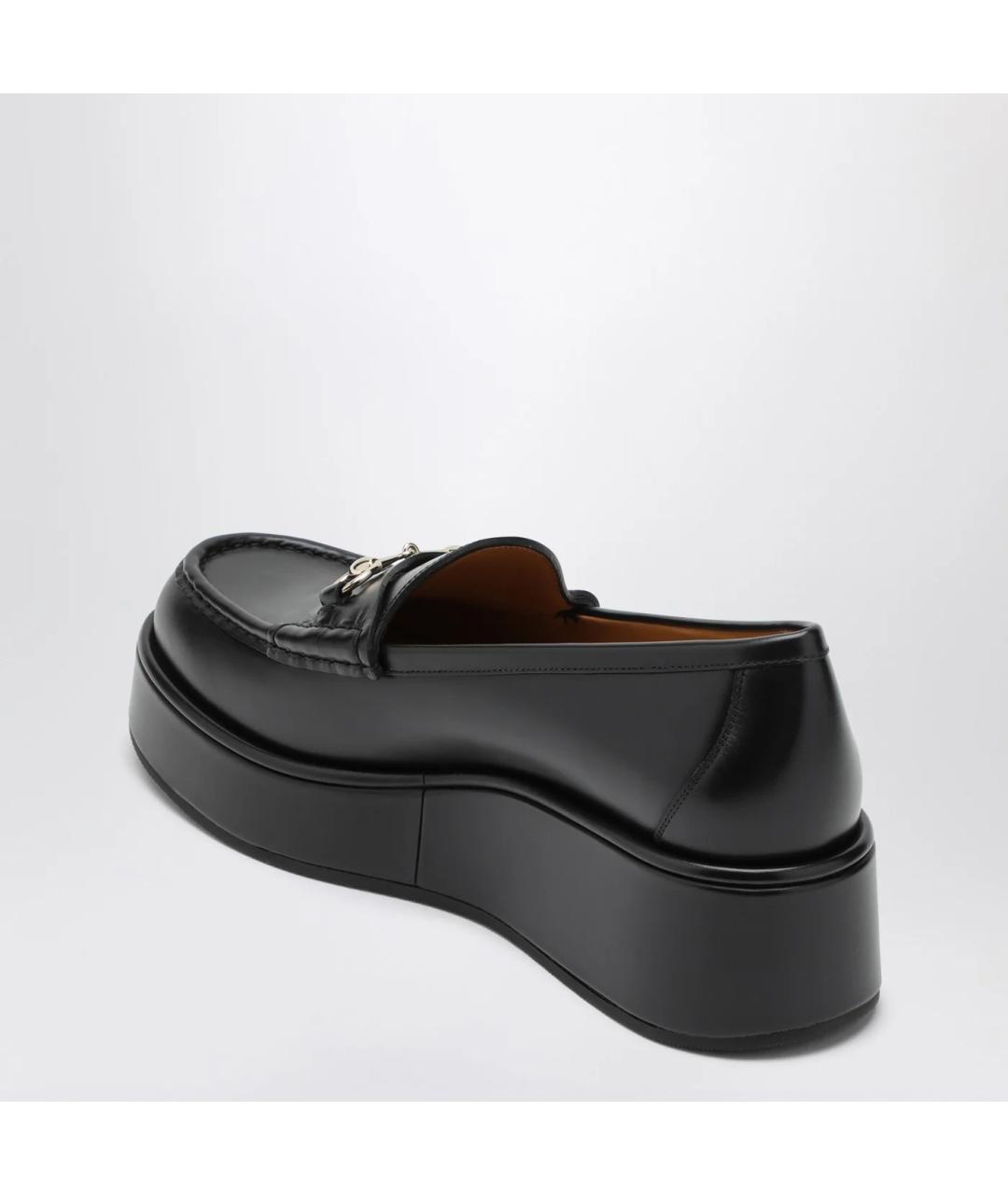 GUCCI Черные кожаные лоферы, фото 2