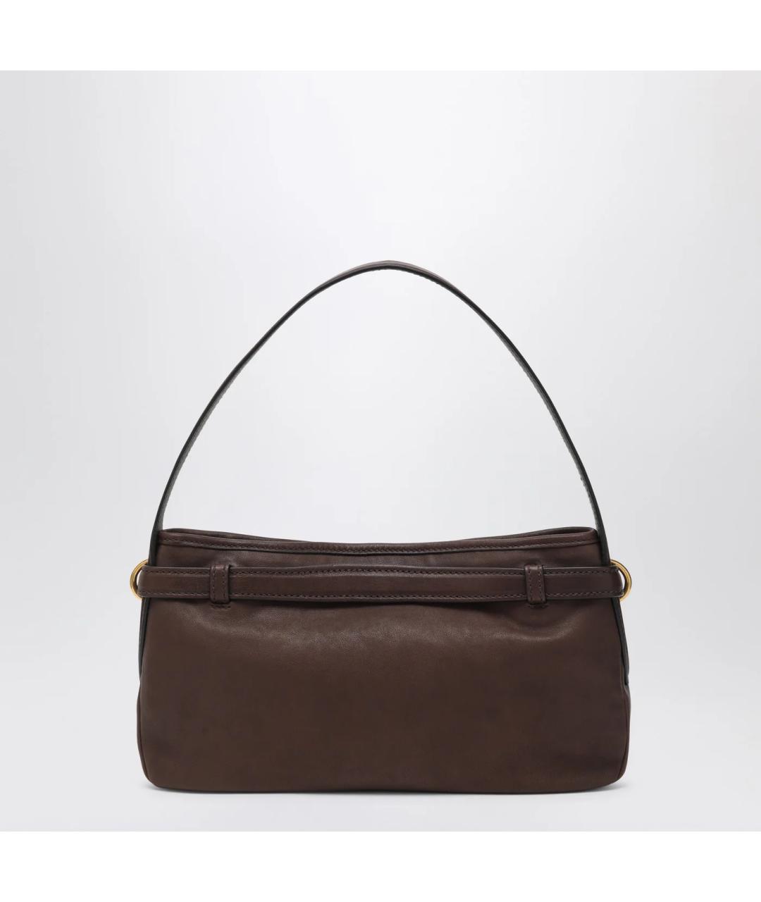 MIU MIU Коричневая кожаная сумка через плечо, фото 2