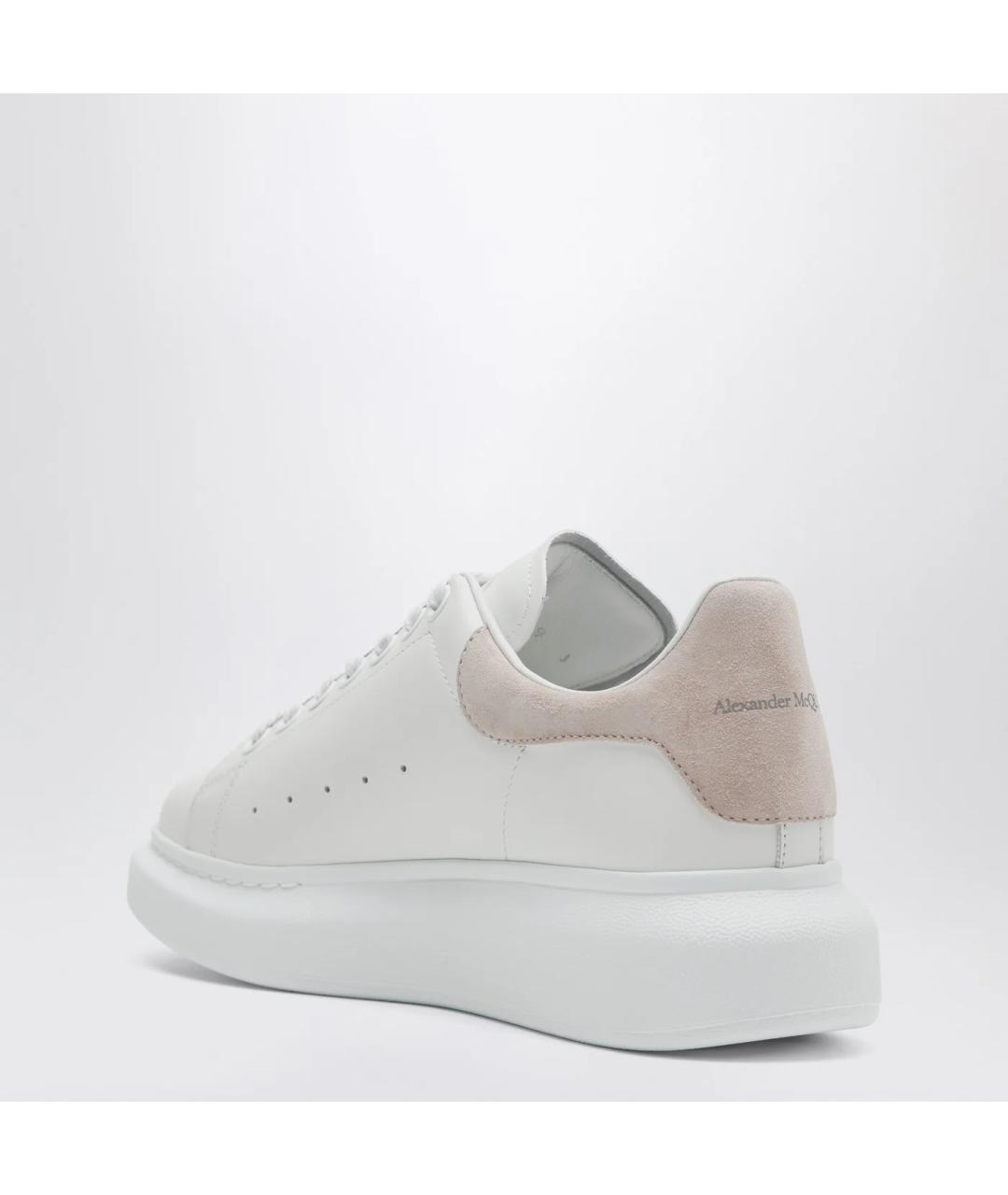 ALEXANDER MCQUEEN Белые кожаные кеды, фото 2