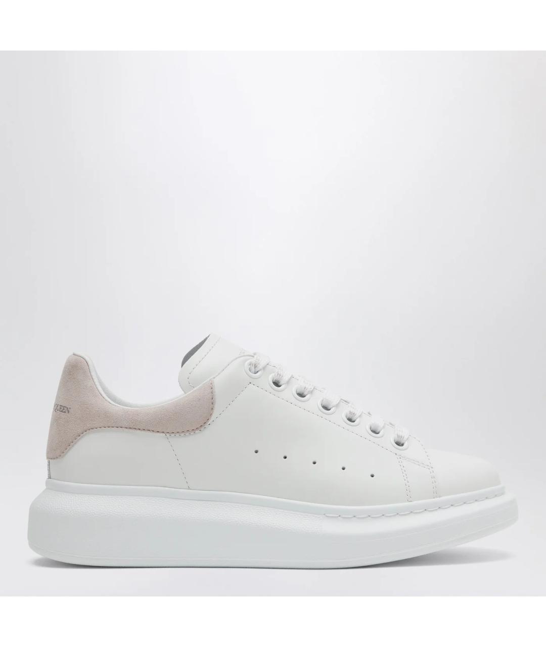 ALEXANDER MCQUEEN Белые кожаные кеды, фото 3