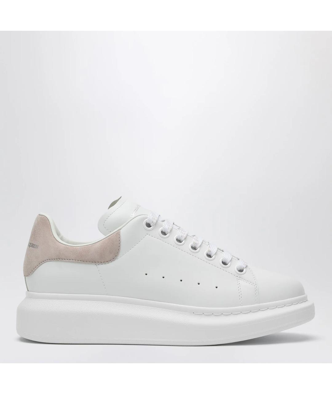 ALEXANDER MCQUEEN Белые кожаные кроссовки, фото 3