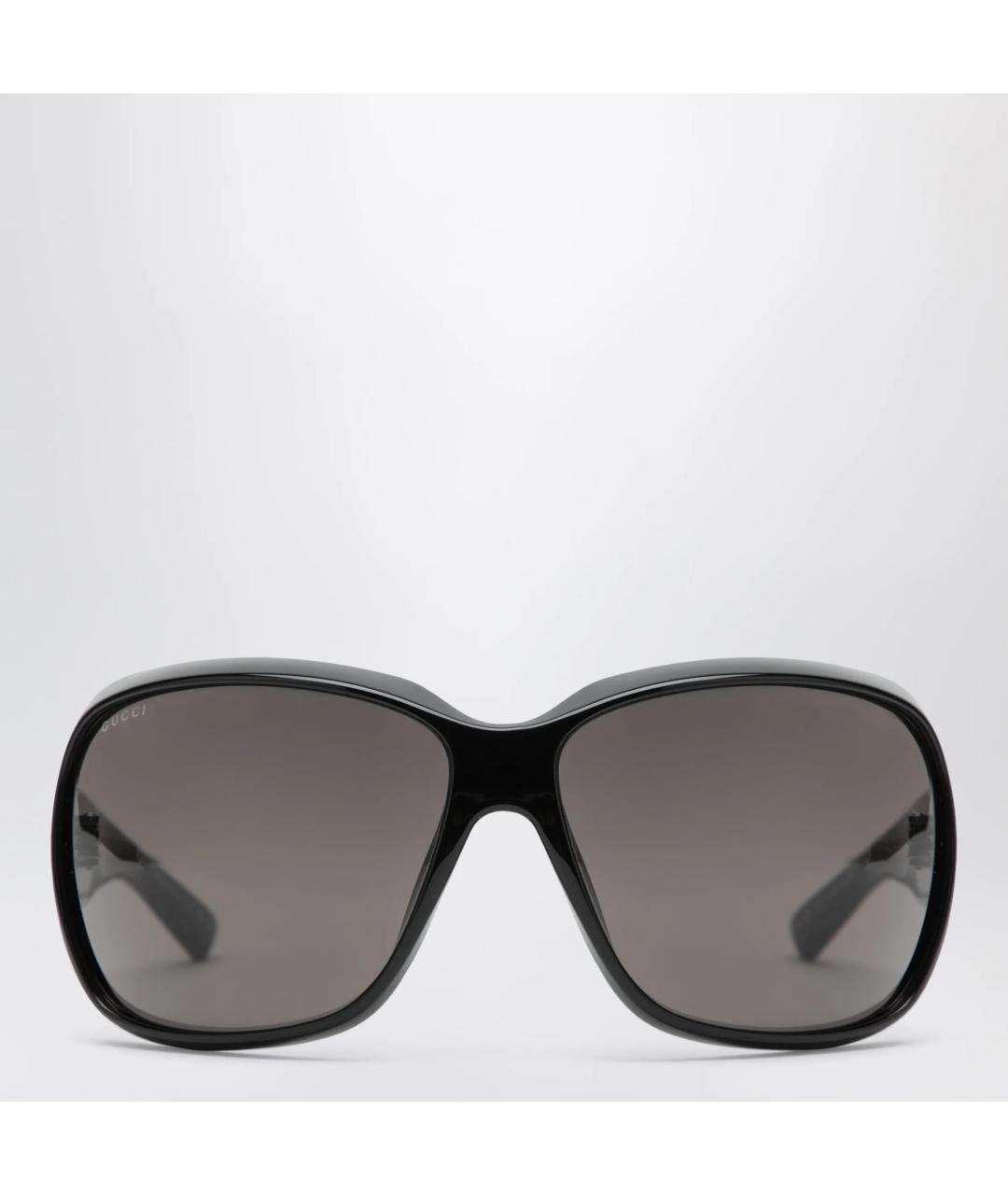 GUCCI Черные пластиковые солнцезащитные очки, фото 3