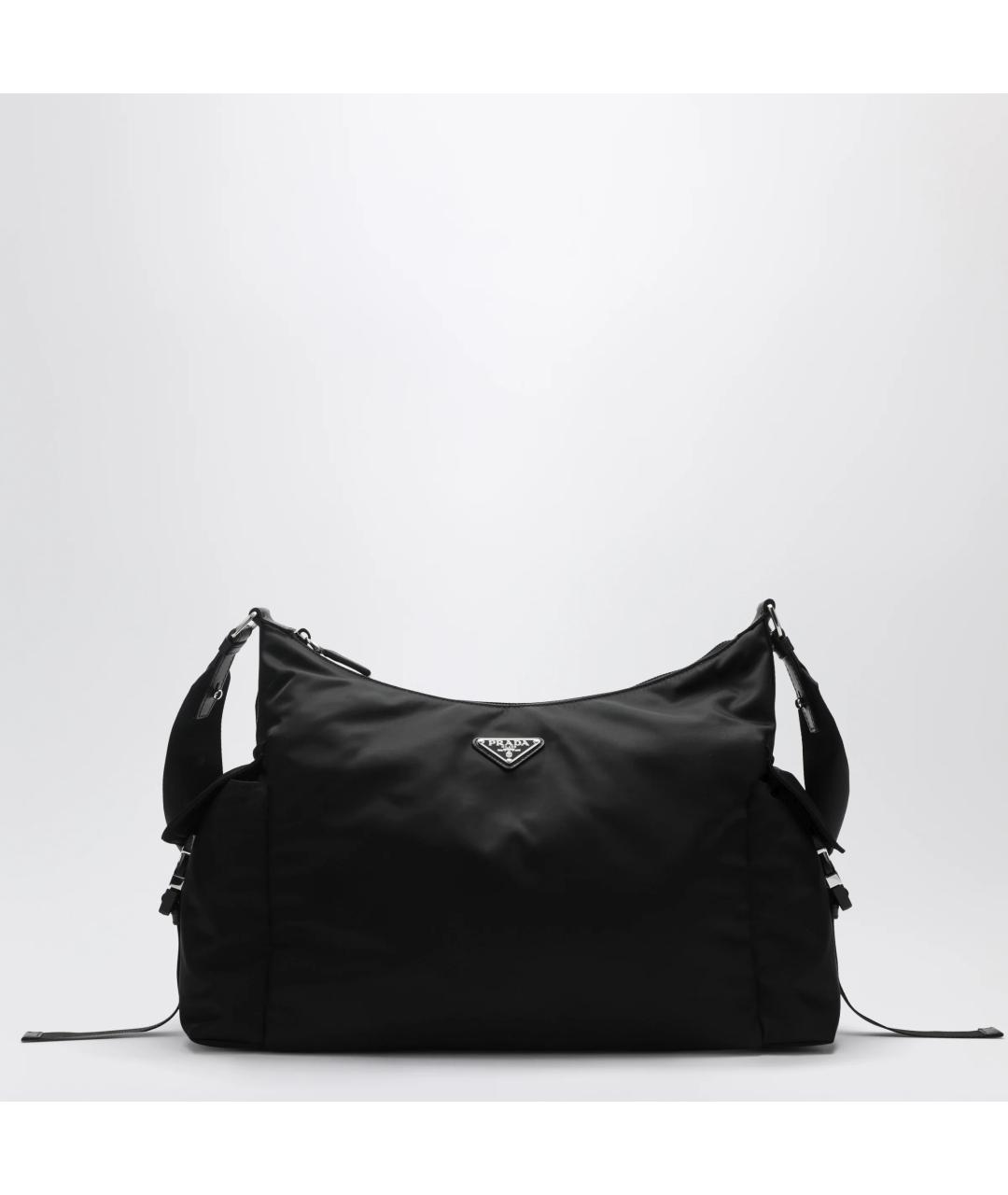 PRADA Черная синтетическая сумка на плечо, фото 3