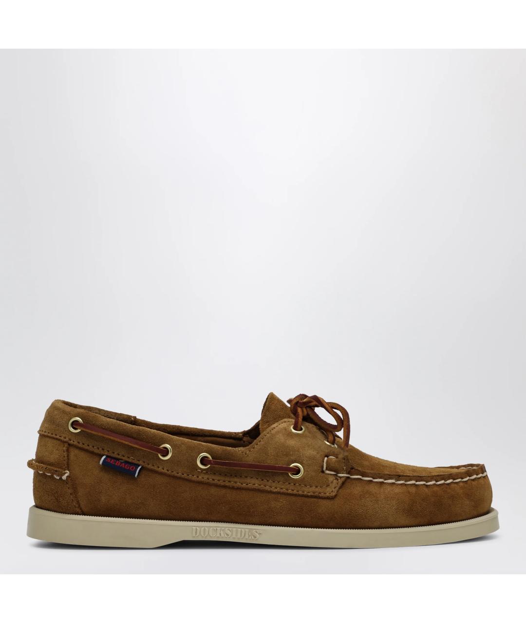 SEBAGO Коричневые замшевые лоферы, фото 3