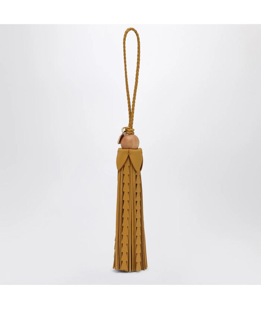 MIU MIU Коричневый брелок, фото 2