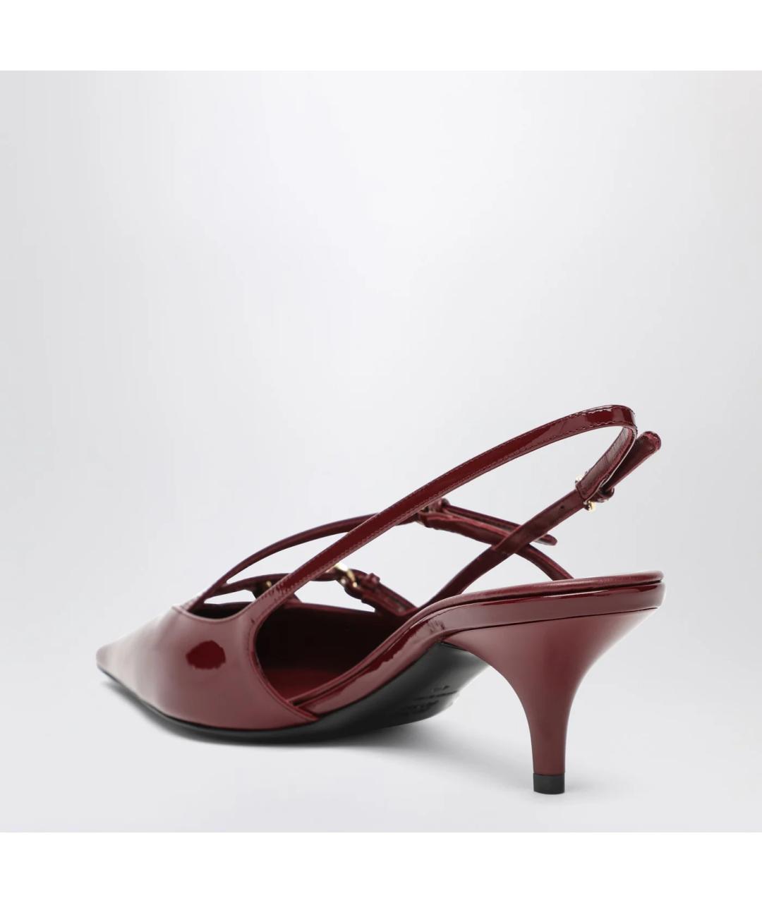 MIU MIU Красные кожаные туфли, фото 2