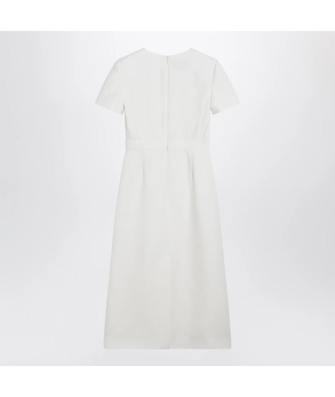 VALENTINO Белое шерстяное вечернее платье, фото 2