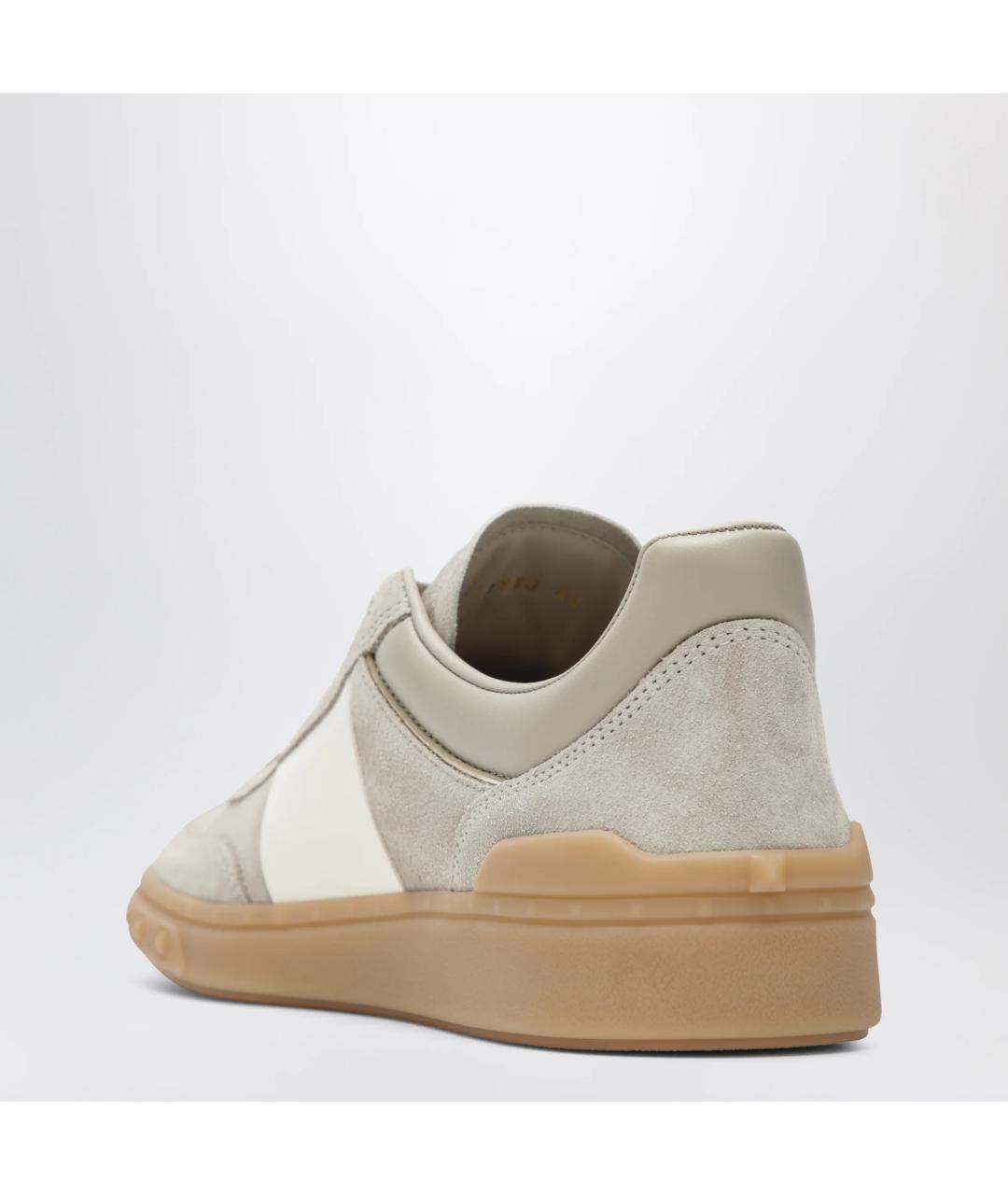 VALENTINO Бежевые замшевые кеды, фото 2