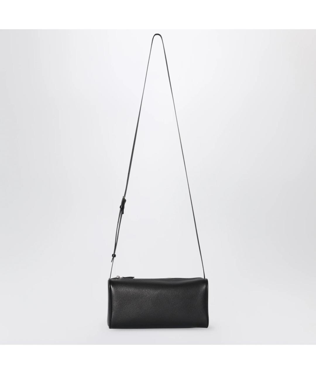 THE ROW Черная кожаная сумка через плечо, фото 3