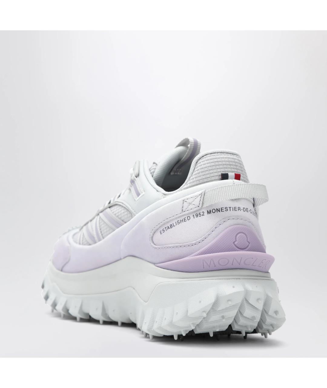 MONCLER Белые синтетические кроссовки, фото 2