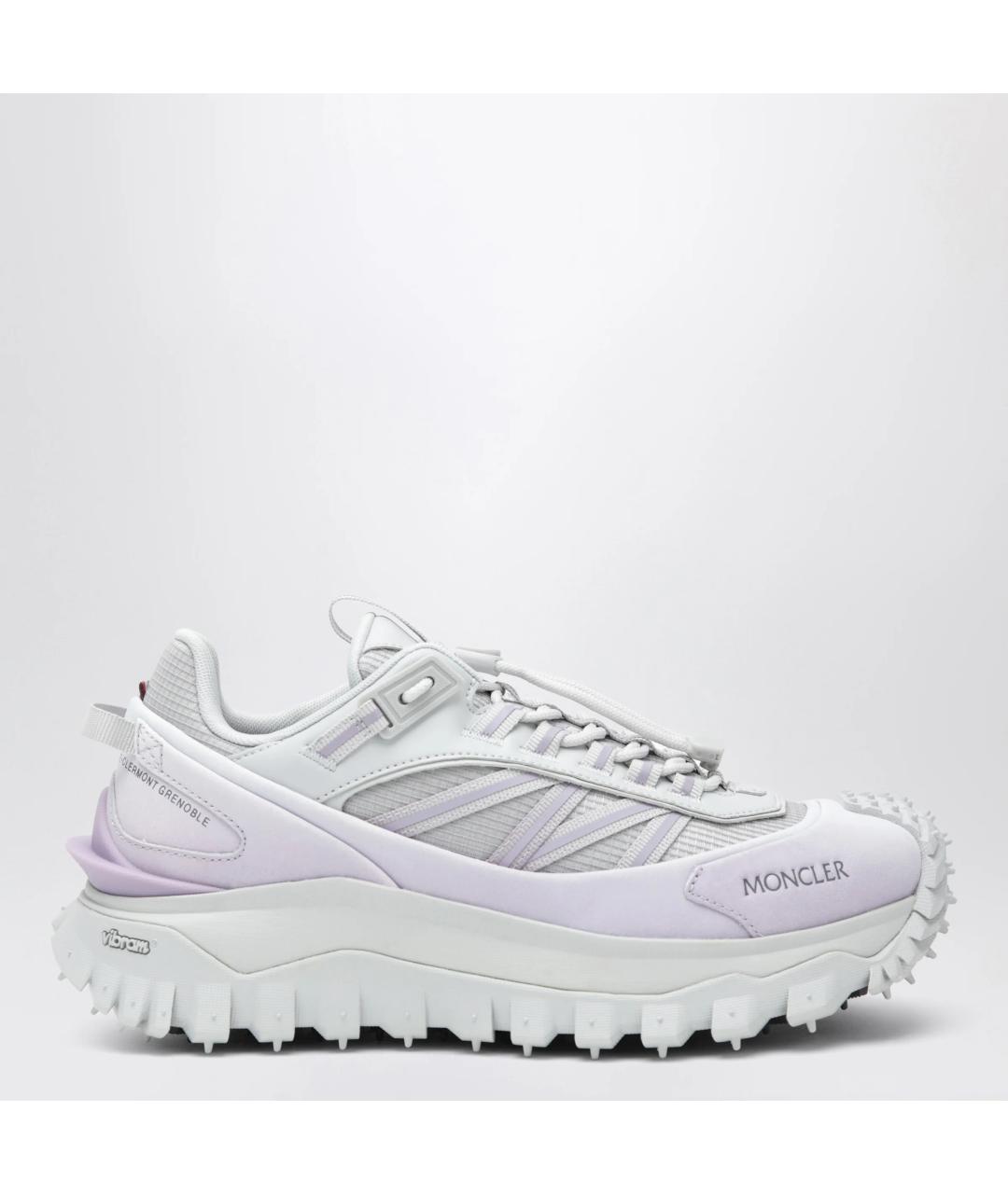 MONCLER Белые синтетические кроссовки, фото 3