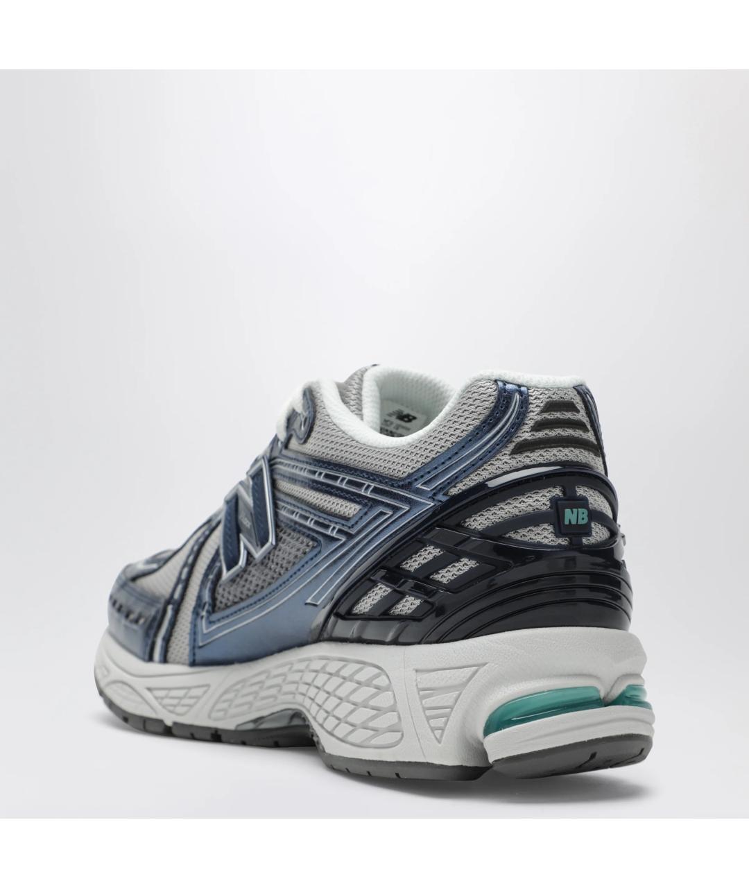 NEW BALANCE Синие текстильные низкие кроссовки / кеды, фото 2