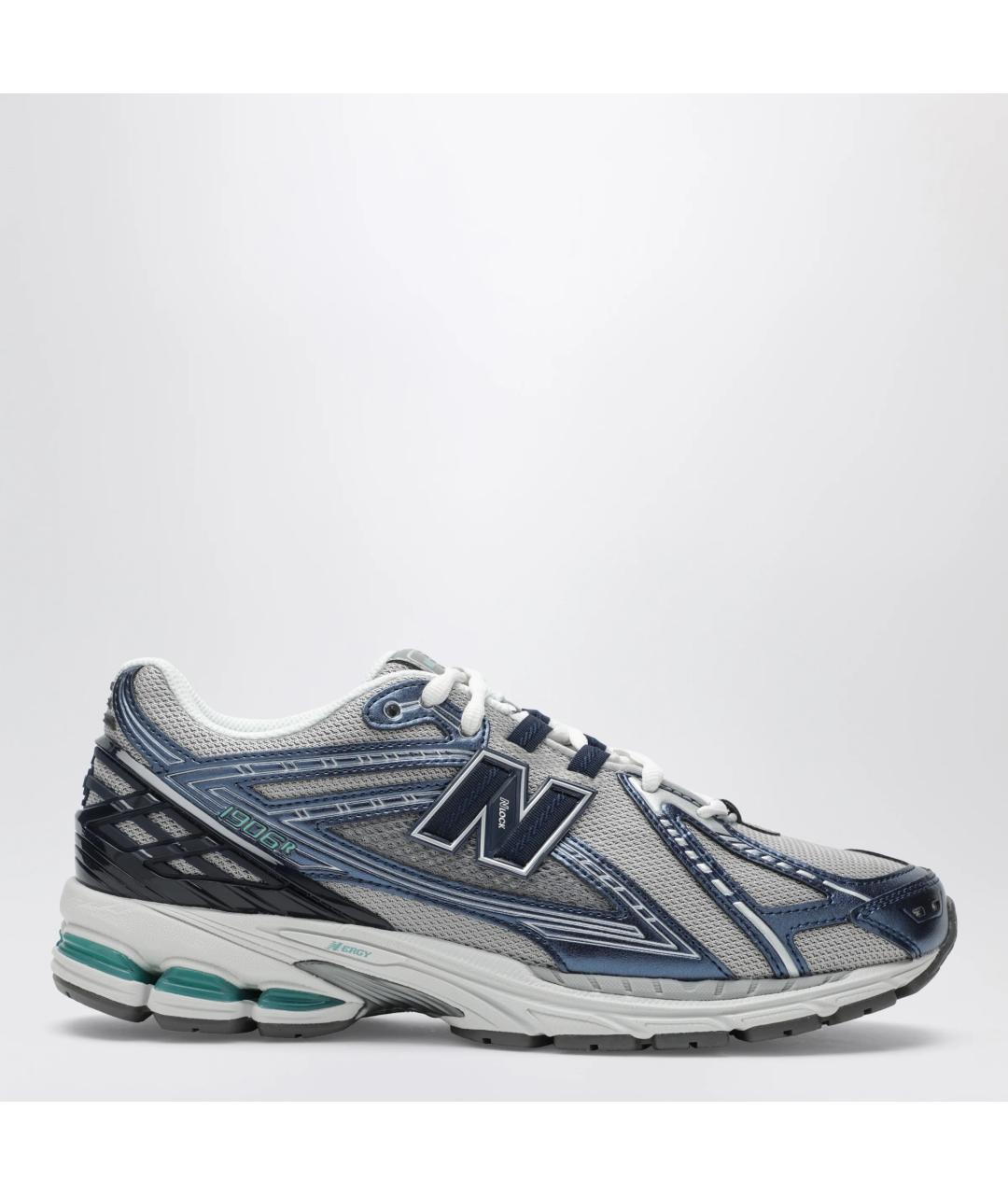 NEW BALANCE Синие текстильные низкие кроссовки / кеды, фото 3