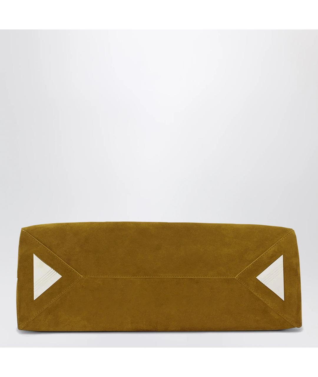 THE ATTICO Зеленая замшевая сумка тоут, фото 2