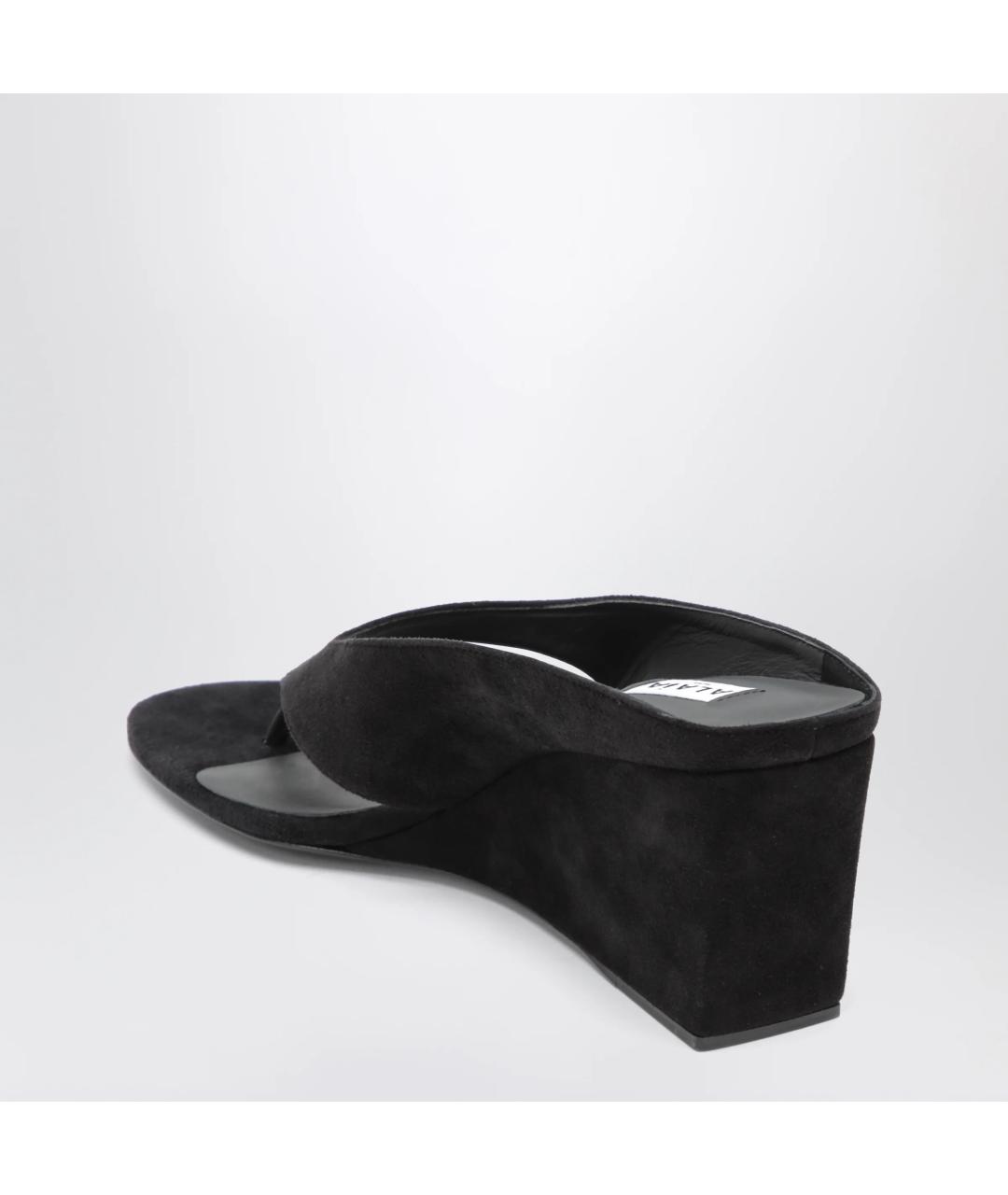 ALAIA Черные замшевые мюли, фото 2