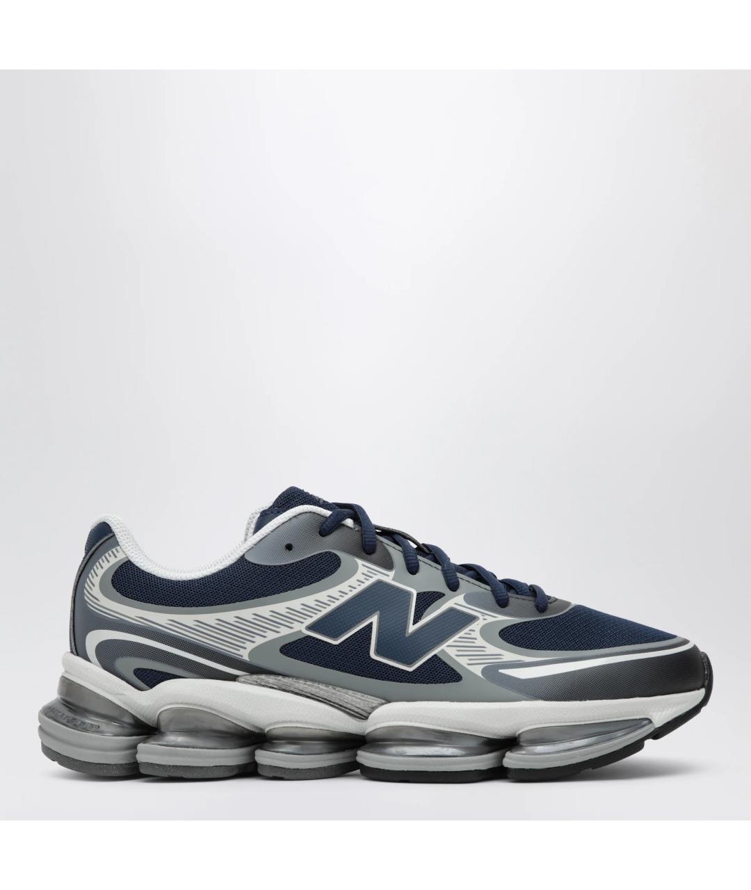 NEW BALANCE Синие текстильные низкие кроссовки / кеды, фото 3