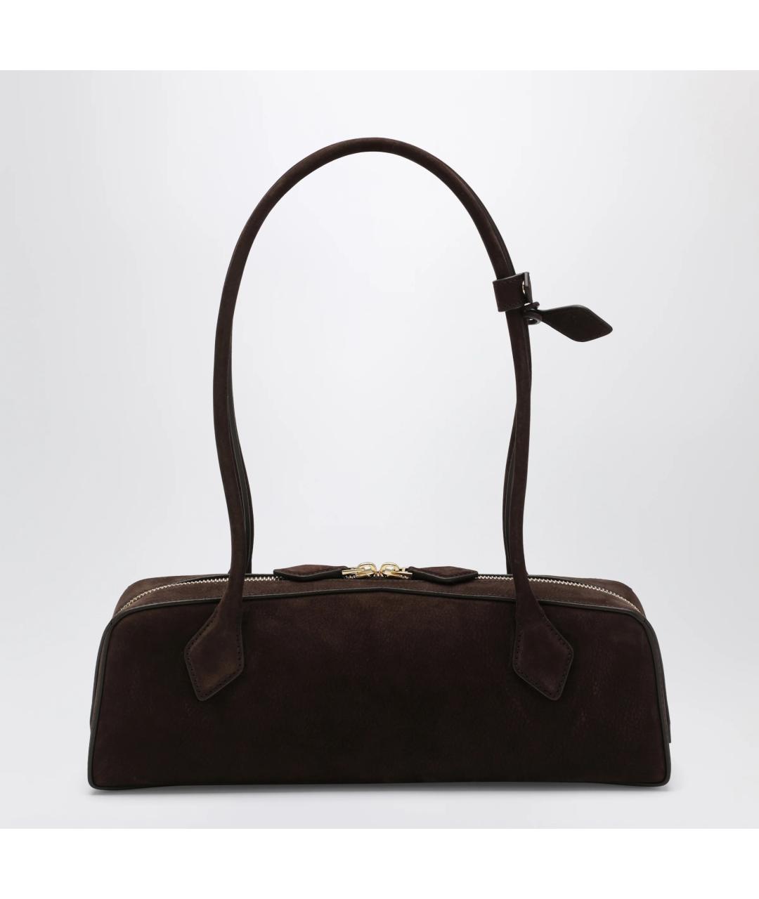 ALAIA Коричневая кожаная сумка через плечо, фото 2