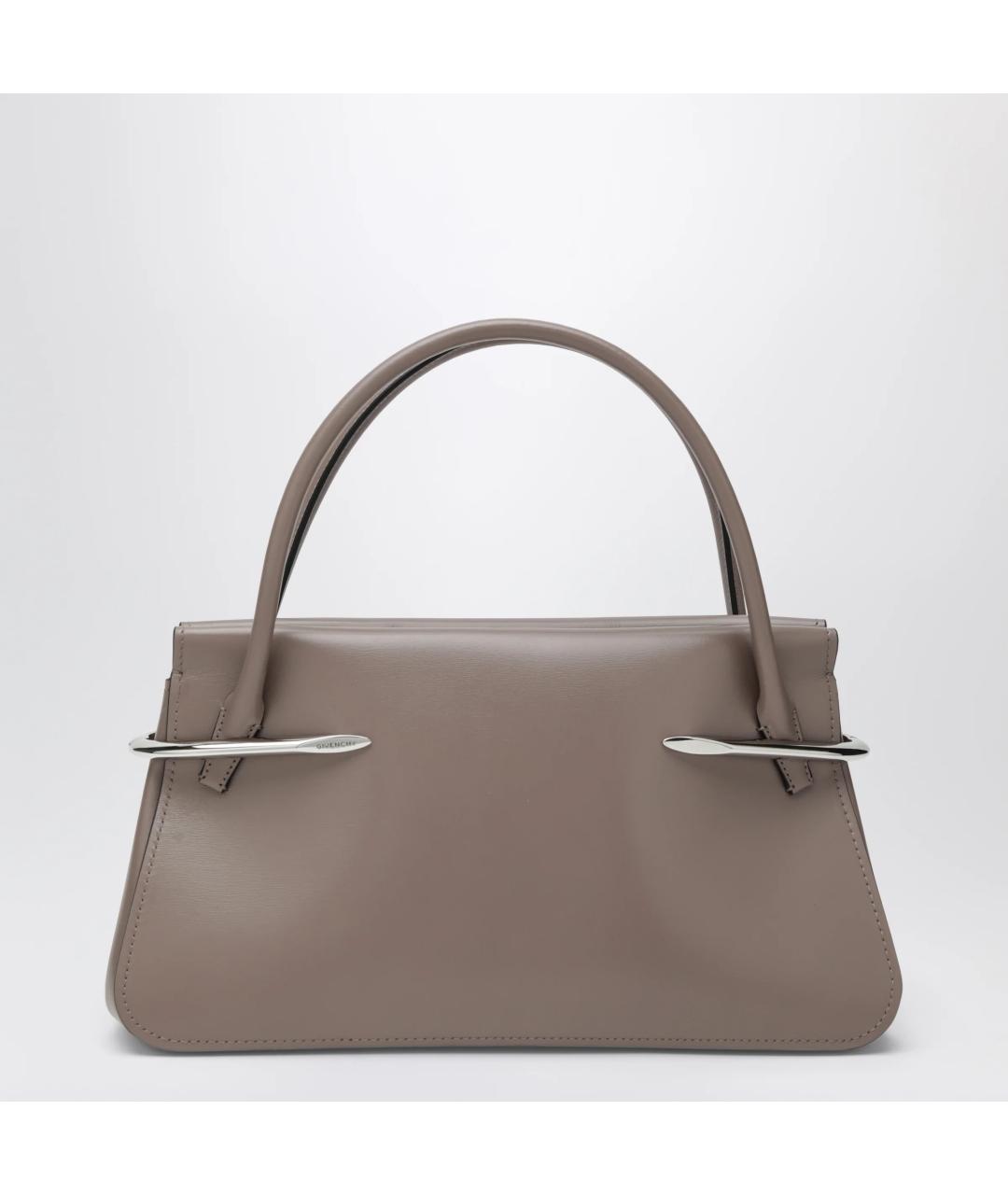 GIVENCHY Бежевая кожаная сумка тоут, фото 3