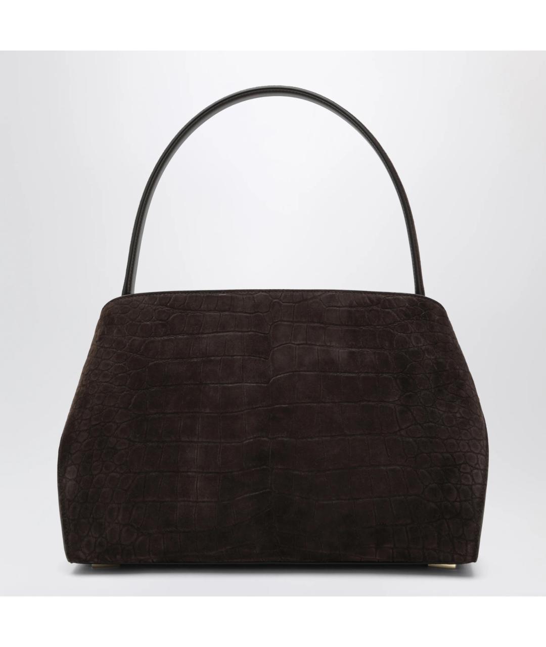 FERRAGAMO Коричневая кожаная сумка тоут, фото 2