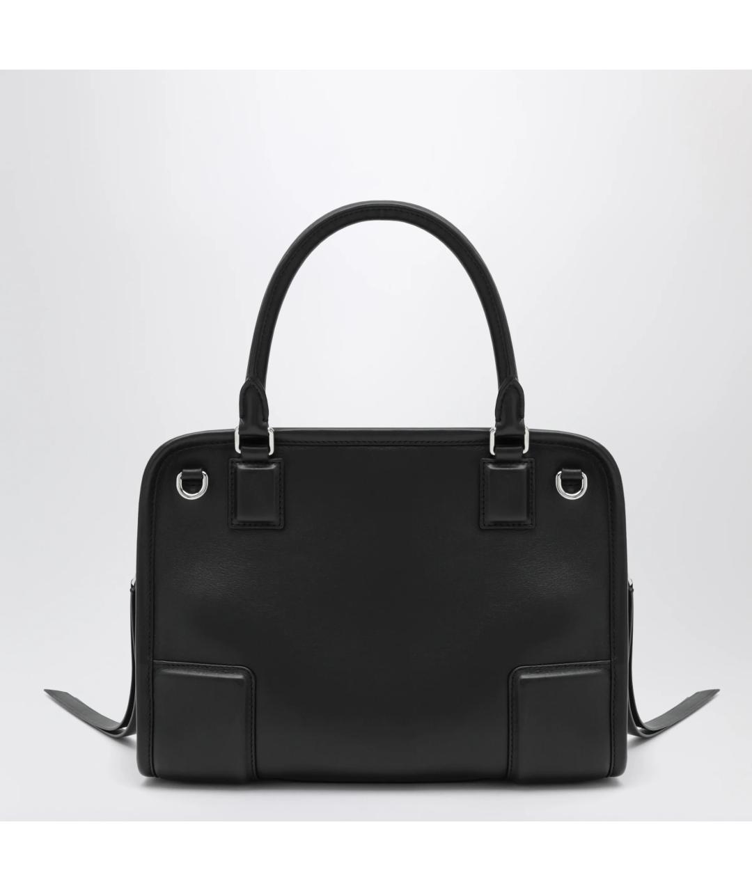 LOEWE Черная кожаная сумка тоут, фото 2