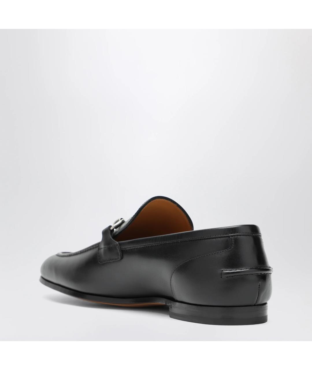 GUCCI Черные кожаные лоферы, фото 2