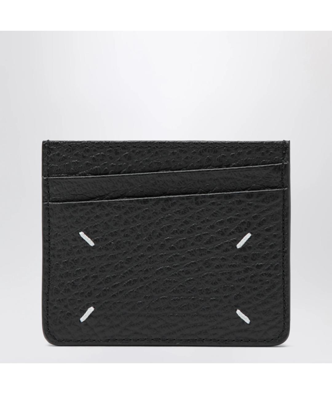 MAISON MARGIELA Черный кожаный кардхолдер, фото 3