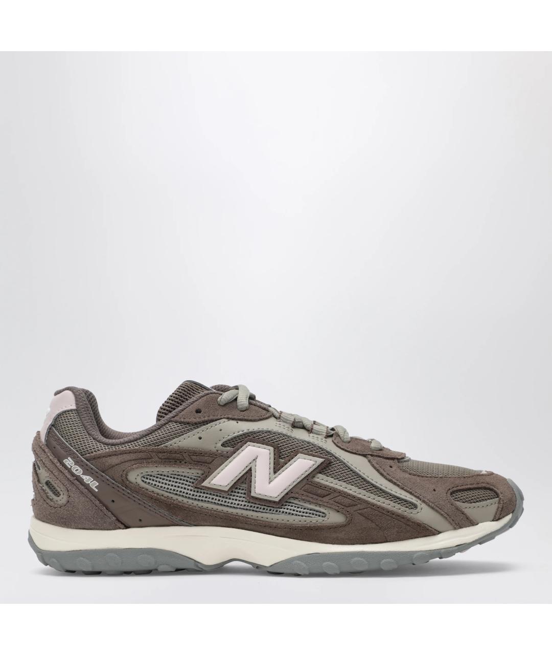 NEW BALANCE Коричневые замшевые кроссовки, фото 3