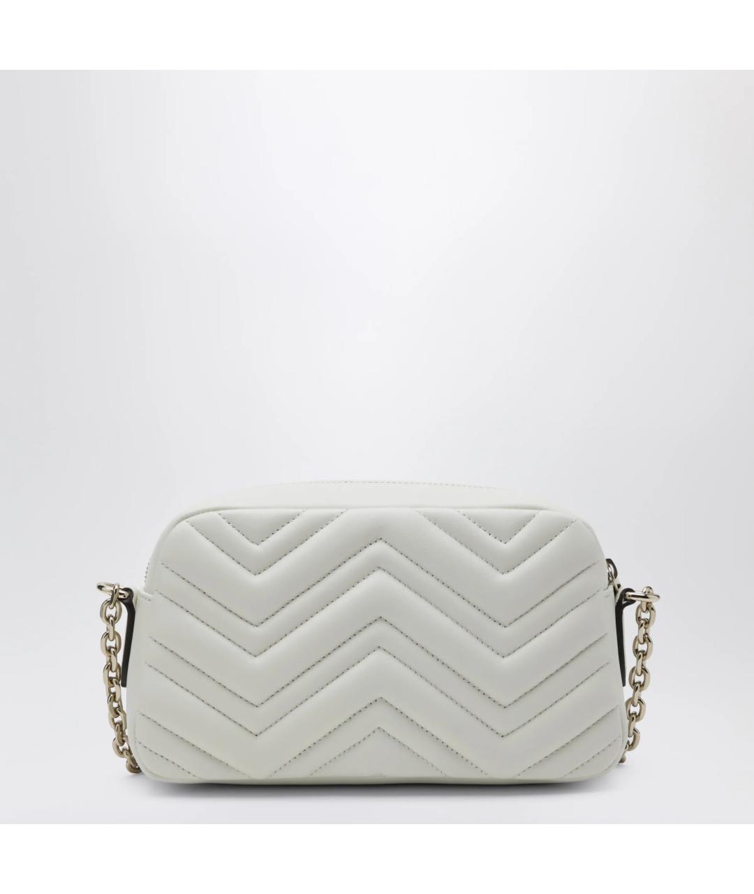 GUCCI Белая кожаная сумка через плечо, фото 2