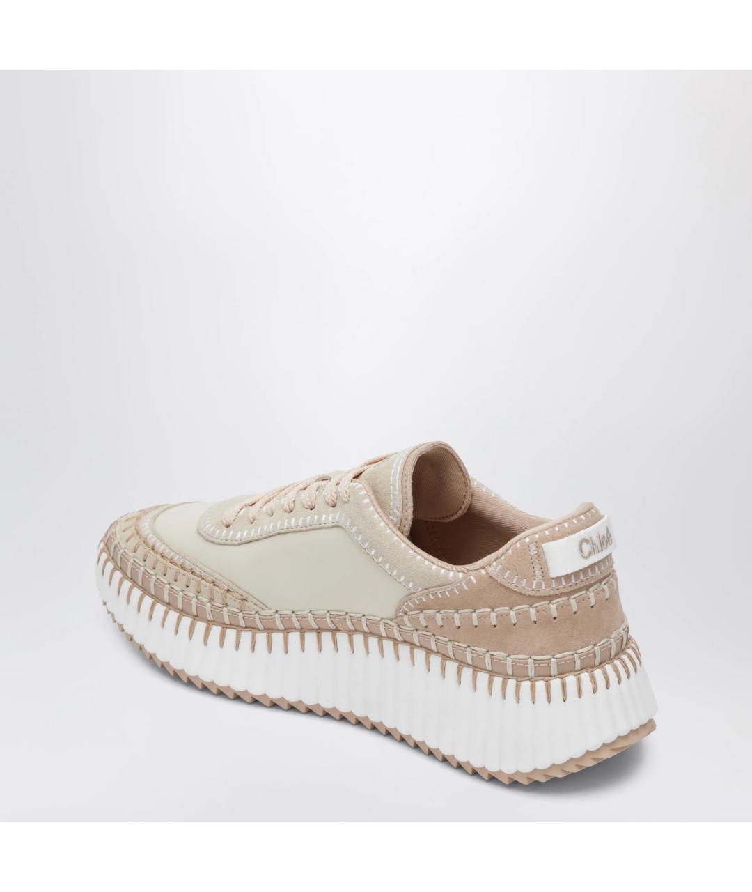 CHLOE Розовые синтетические кроссовки, фото 2