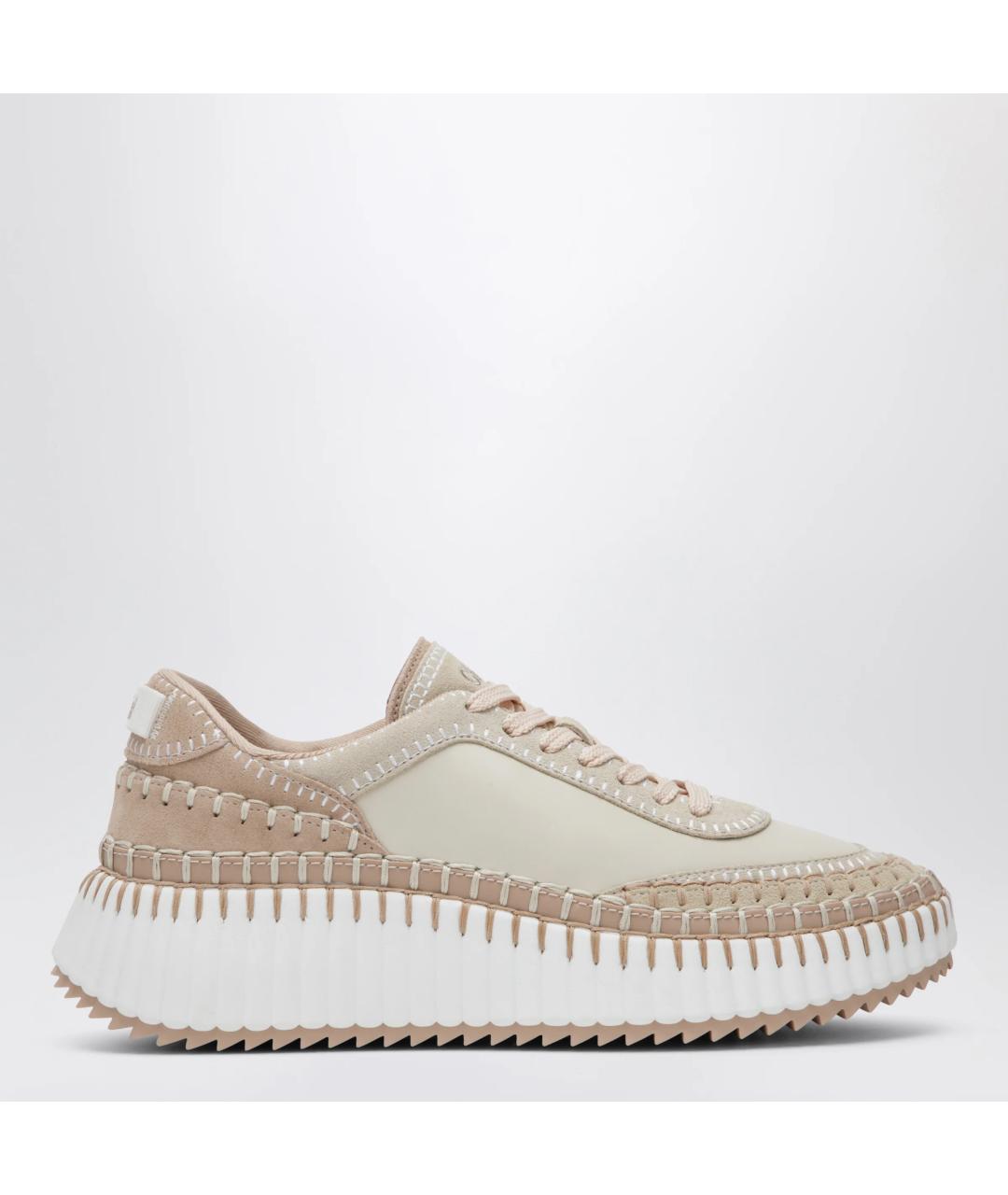 CHLOE Розовые синтетические кроссовки, фото 3