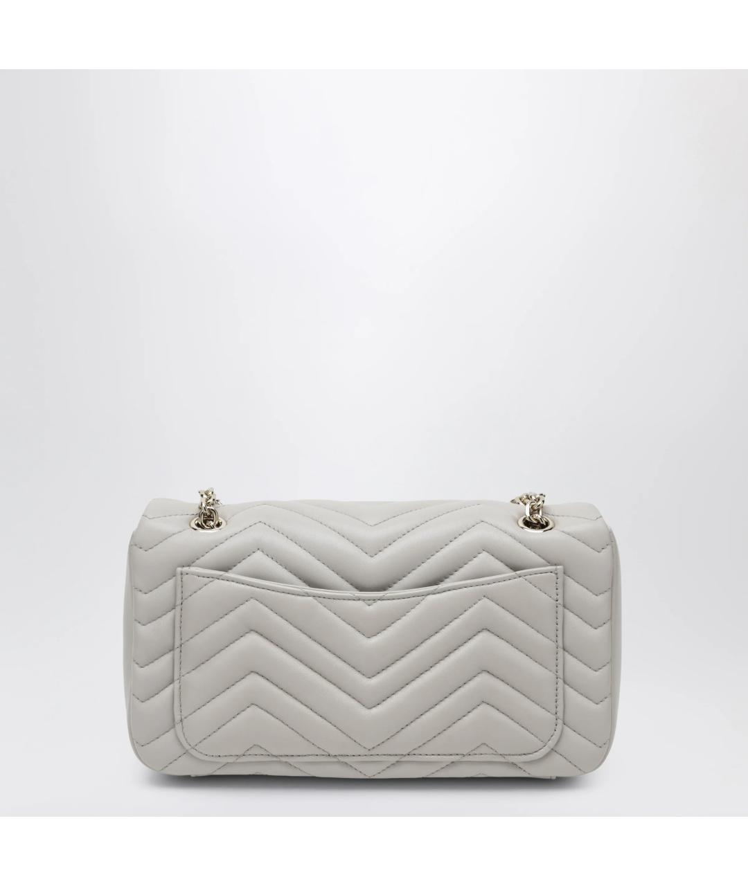 GUCCI Серая кожаная сумка через плечо, фото 2