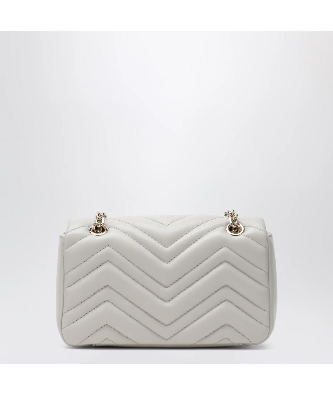 GUCCI Серая кожаная сумка через плечо, фото 2