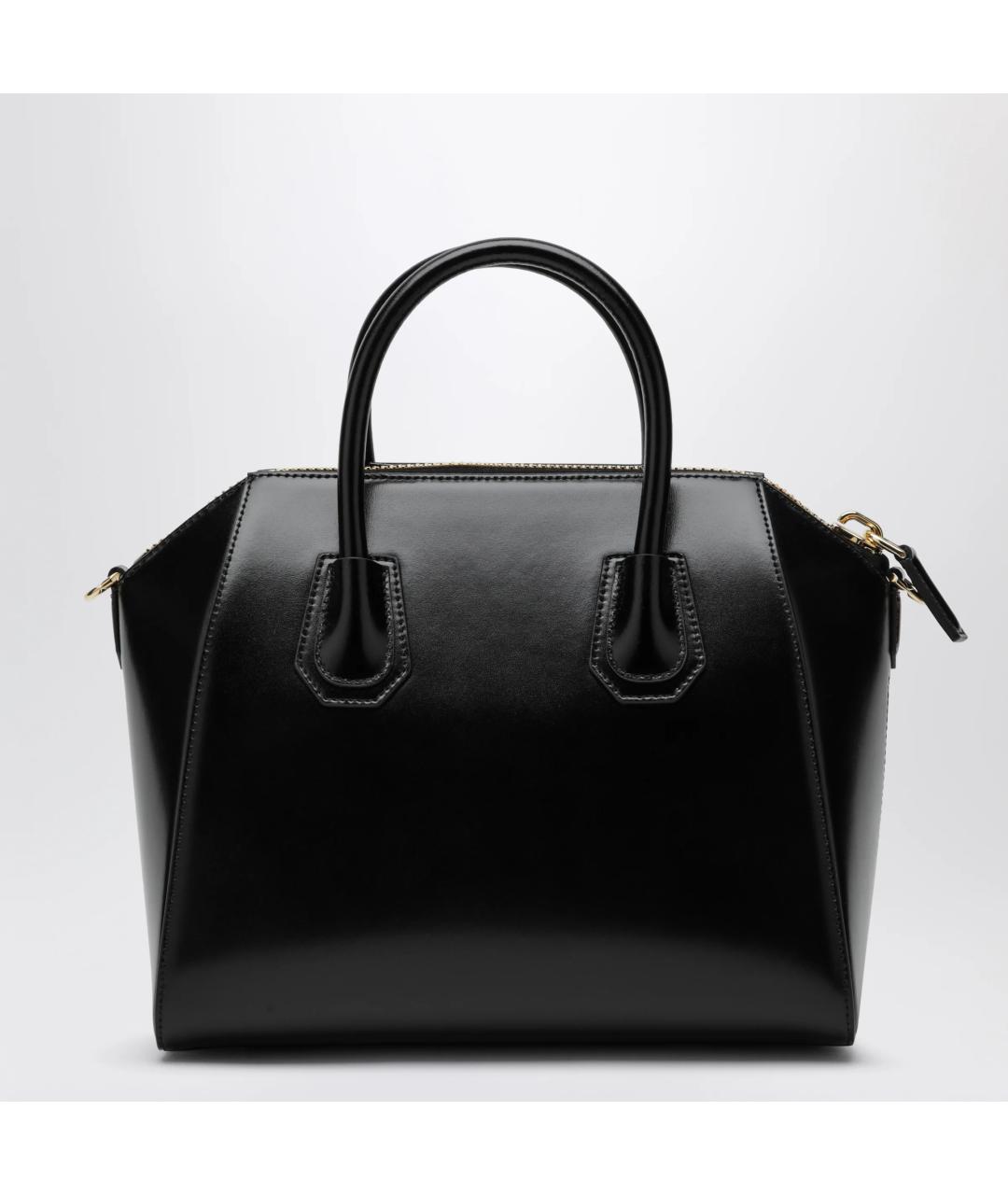 GIVENCHY Черная кожаная сумка тоут, фото 2