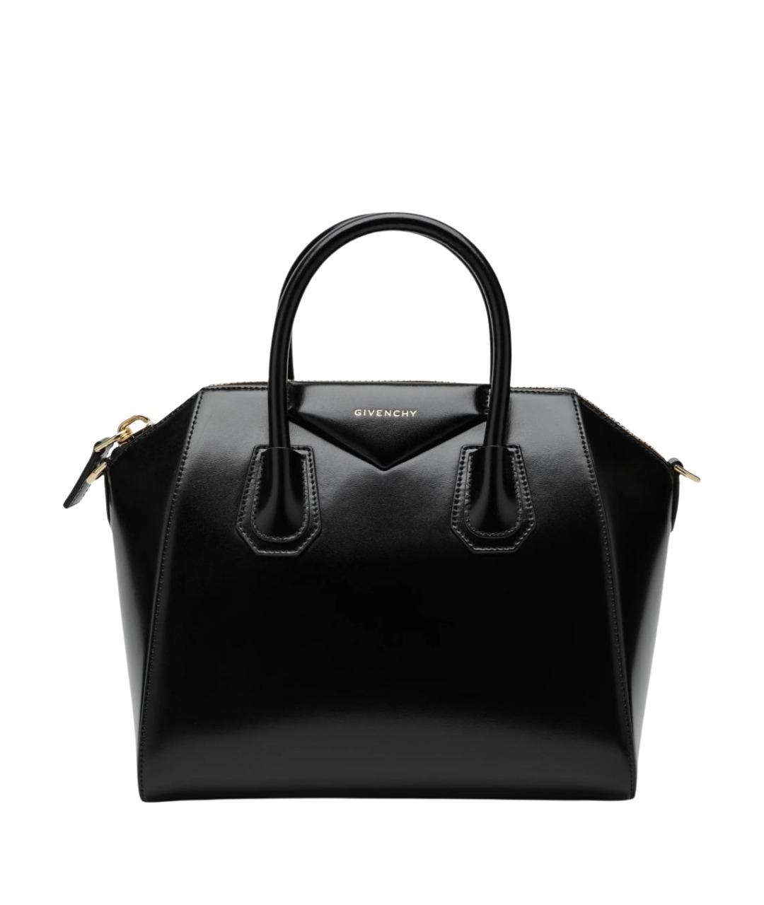 GIVENCHY Черная кожаная сумка тоут, фото 1