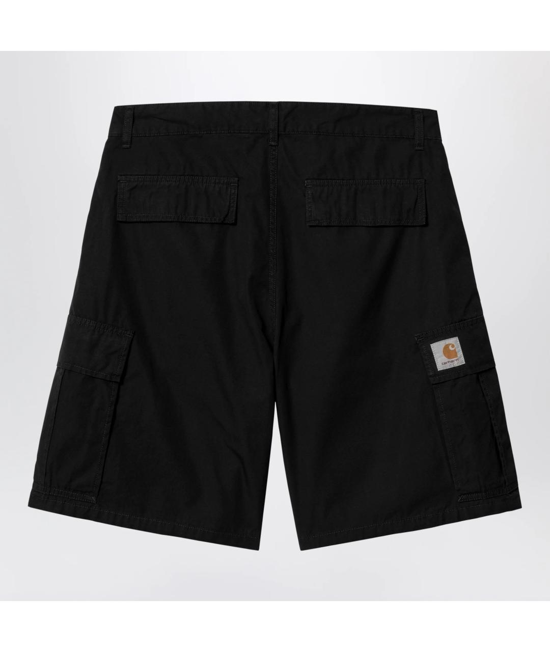 CARHARTT WIP Черные хлопковые шорты, фото 2