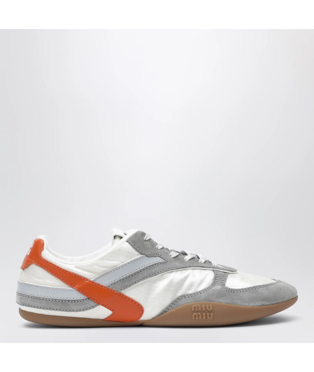 MIU MIU Мульти кожаные кроссовки, фото 3