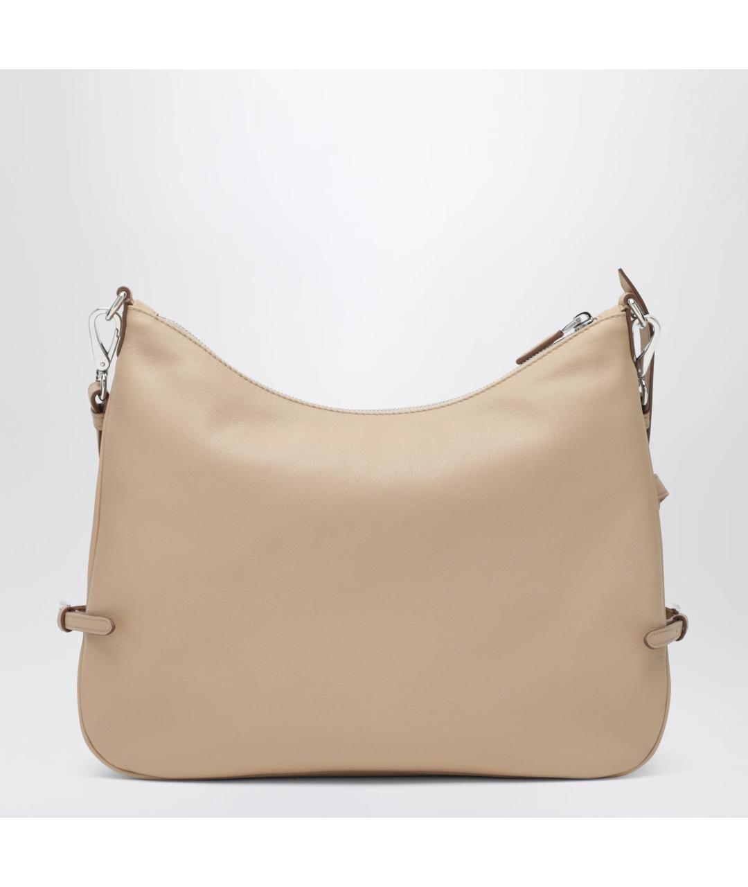 PRADA Бежевая кожаная сумка через плечо, фото 2