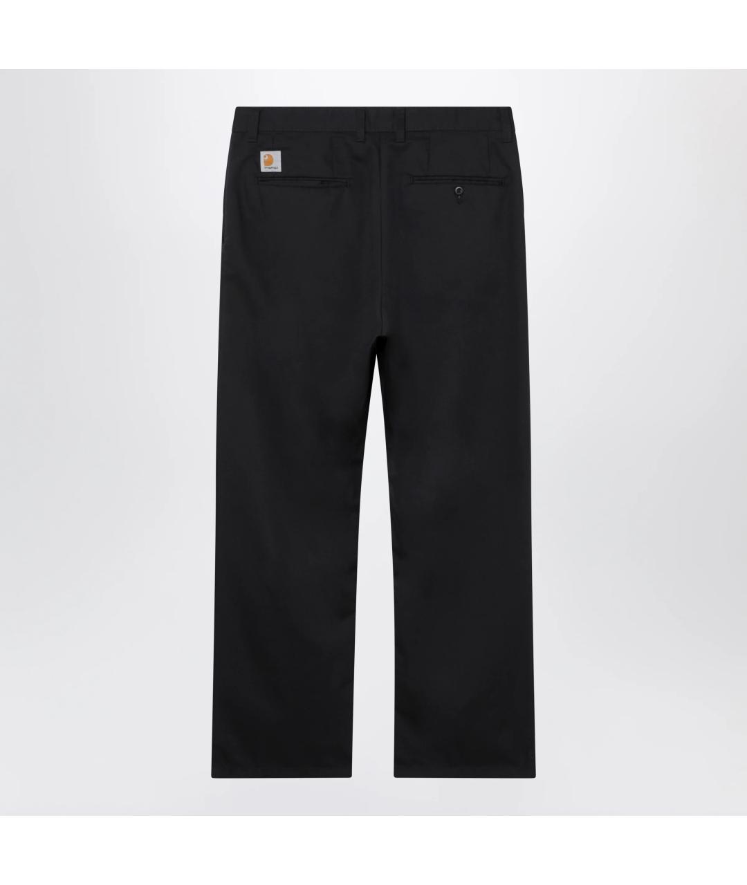 CARHARTT WIP Черные брюки чинос, фото 2