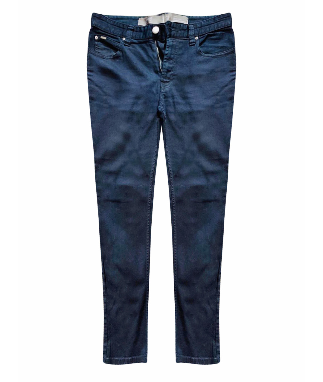 ARMANI COLLEZIONI Антрацитовые хлопко-эластановые джинсы, фото 1