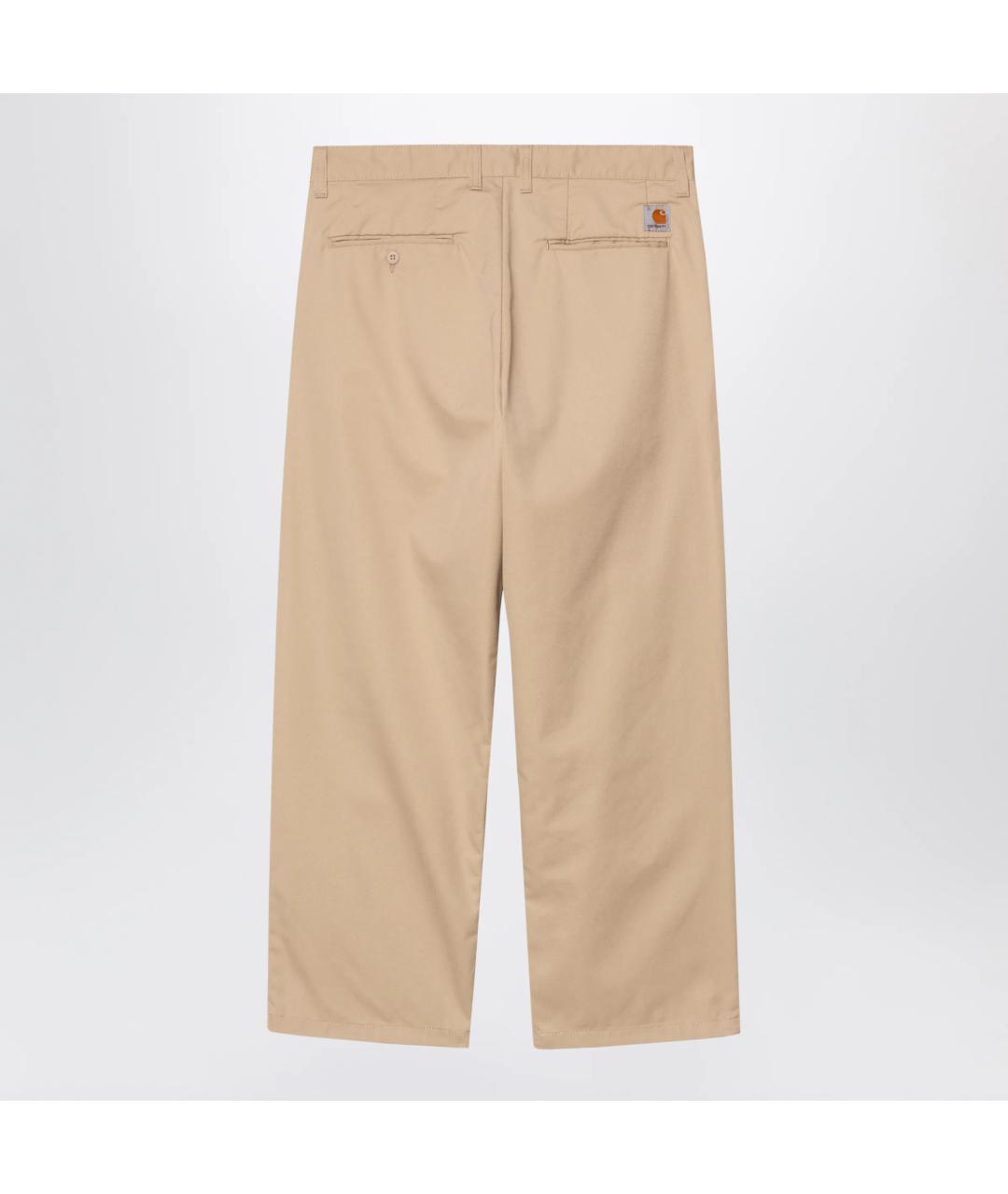 CARHARTT WIP Бежевые повседневные брюки, фото 2
